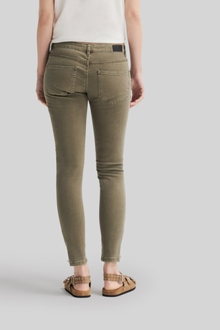 Jeans slim 7/8 a vita bassa - Kaki - IKKS Women