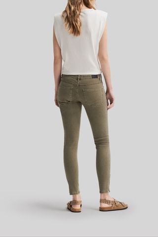 Jeans slim 7/8 a vita bassa - Kaki - IKKS Women