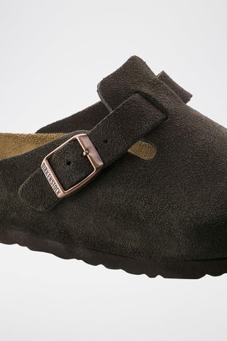 Leren Clogs Boston - Bruin - Smal