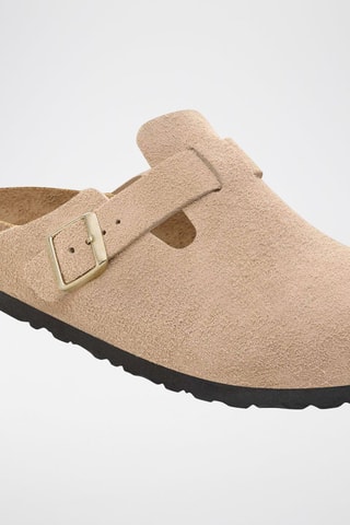 Leren Clogs Boston - Beige - Smal
