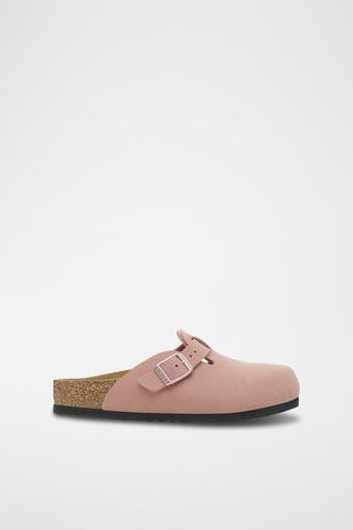Leren Clogs Boston - Roze - Smal