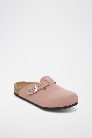 Leren Clogs Boston - Roze - Smal