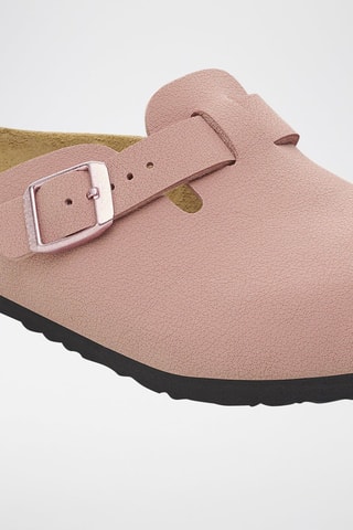 Leren Clogs Boston - Roze - Smal