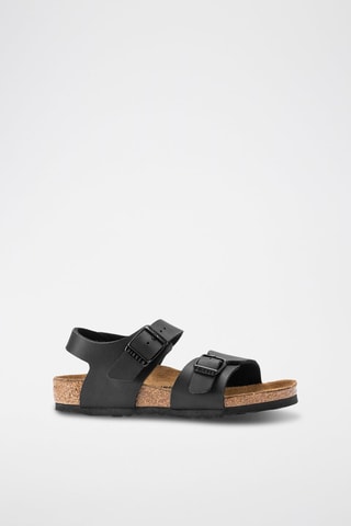 Leren Sandalen New York - Zwart - Smal
