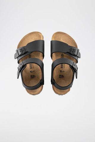 Leren Sandalen New York - Zwart - Smal