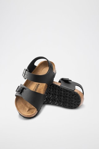 Leren Sandalen New York - Zwart - Smal