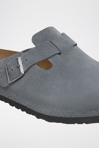 Leren Clogs Boston - Grijs - Normaal