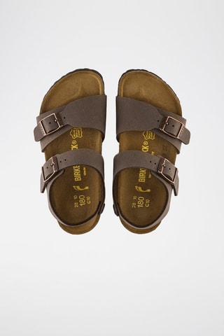 Leren Sandalen New York - Lichtbruin - Smal