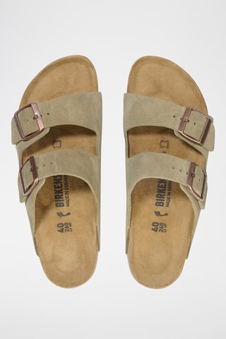 Nubuck Muiltjes Arizona - Taupe - Smal