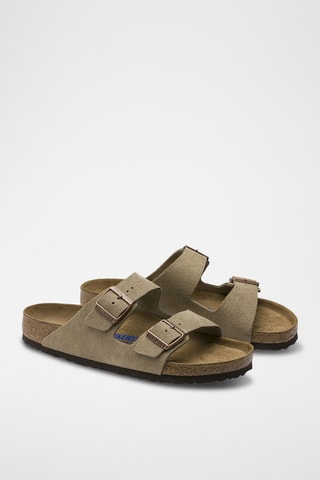 Nubuck Muiltjes Arizona - Taupe - Smal