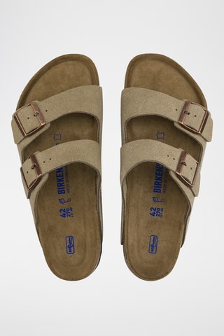 Nubuck Muiltjes Arizona - Taupe - Smal