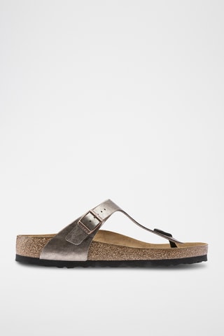 Sandales Gizeh - Taupe métallisé - Normale