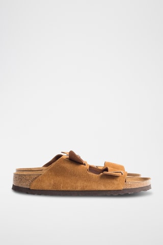 Nubuck Muiltjes Arizona - Camel - Smal