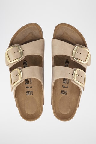 Leren Muiltjes Arizona - Beige - Smal