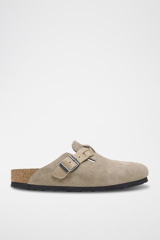 Nubuck Clogs Boston - Taupe - Smal