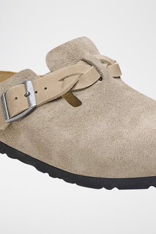 Nubuck Clogs Boston - Taupe - Smal