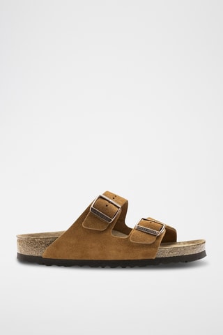 Nubuck Muiltjes Arizona - Camel - Smal