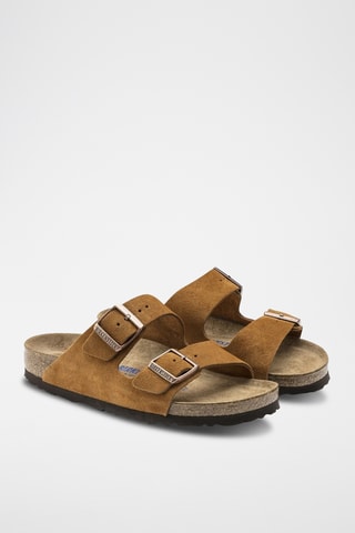 Nubuck Muiltjes Arizona - Camel - Smal