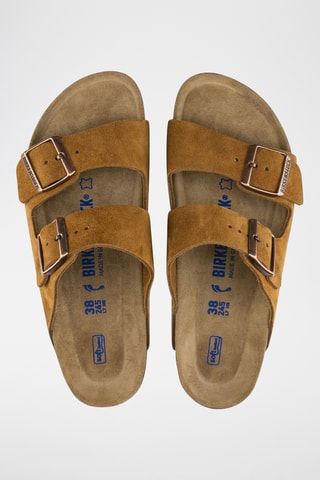 Nubuck Muiltjes Arizona - Camel - Smal