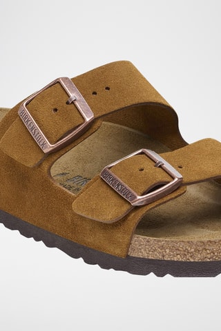 Nubuck Muiltjes Arizona - Camel - Smal