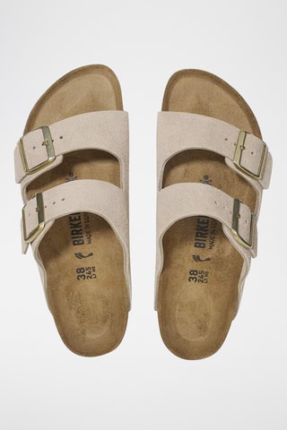 Nubuck Muiltjes Arizona - Beige - Smal