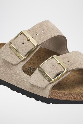 Nubuck Muiltjes Arizona - Beige - Smal