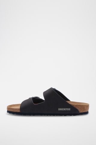 Leren Muiltjes Arizona - Marineblauw - Smal
