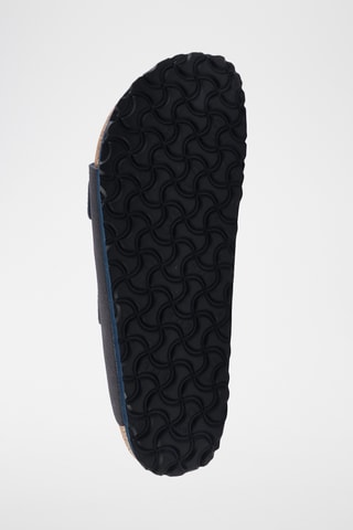 Leren Muiltjes Arizona - Marineblauw - Smal