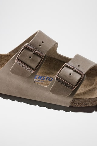 Leren Muiltjes Arizona - Taupe - Normaal