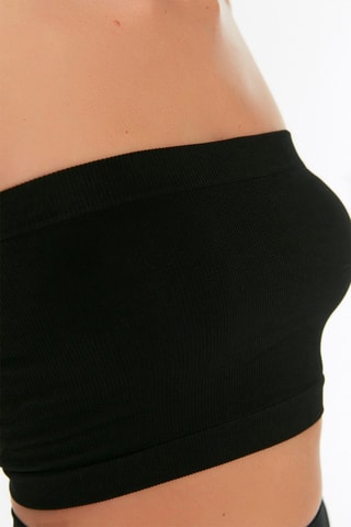 Sujetador bandeau - Negro