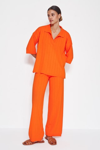 Jersey y pantalón de tiro alto - Naranja