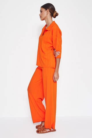 Jersey y pantalón de tiro alto - Naranja