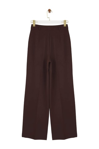 Pantalón recto - Marrón