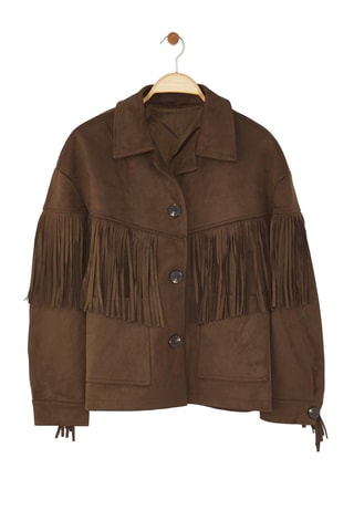 Chaqueta oversize - Marrón