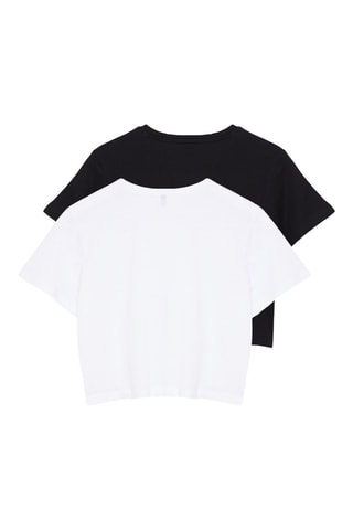 2 crop tops - Blanco