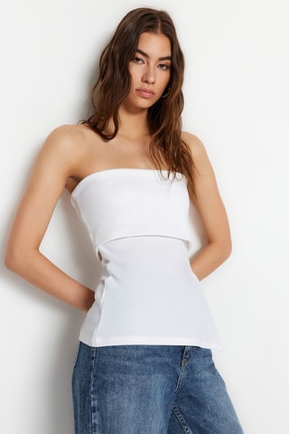 Top bustier - 
Blanco