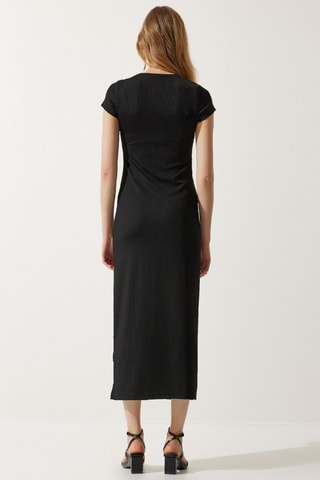 Vestido recto - Negro