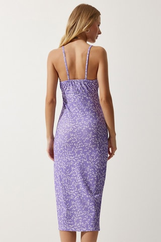 Vestido recto - Malva