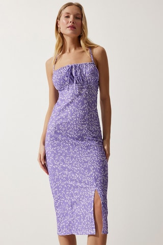 Vestido recto - Malva