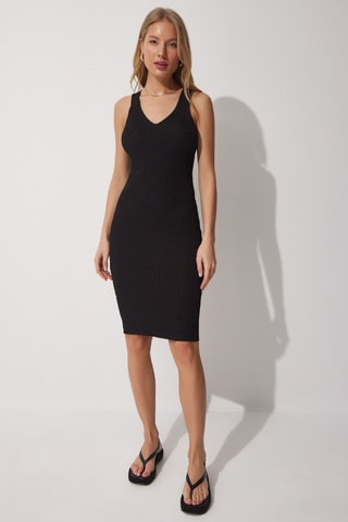 Vestido de tubo - Negro