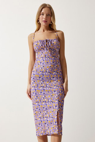 Vestido midi - Violeta