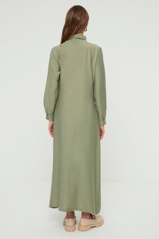 Vestido camisero - Verde