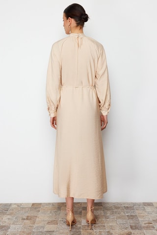 Vestido largo regular fit - Beige