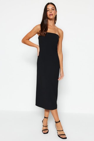 Vestido bustier - Negro