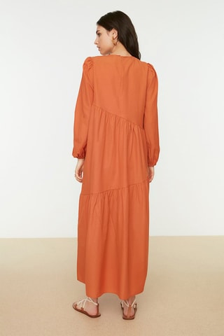 Vestido largo - Camel