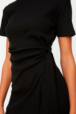 Vestido recto - Negro