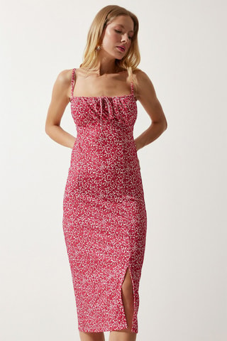 Vestido midi - Rosa viejo