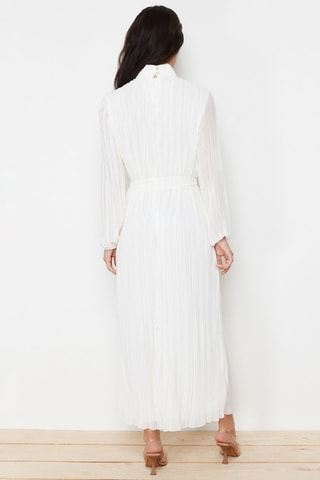 Vestido midi - Nude