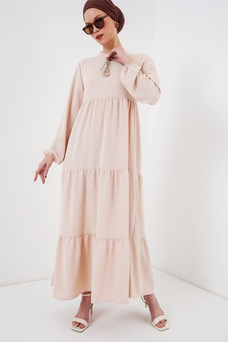 Vestido largo - Beige