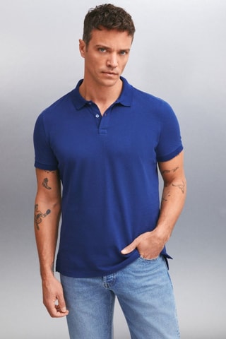 Polo regular fit - Azul